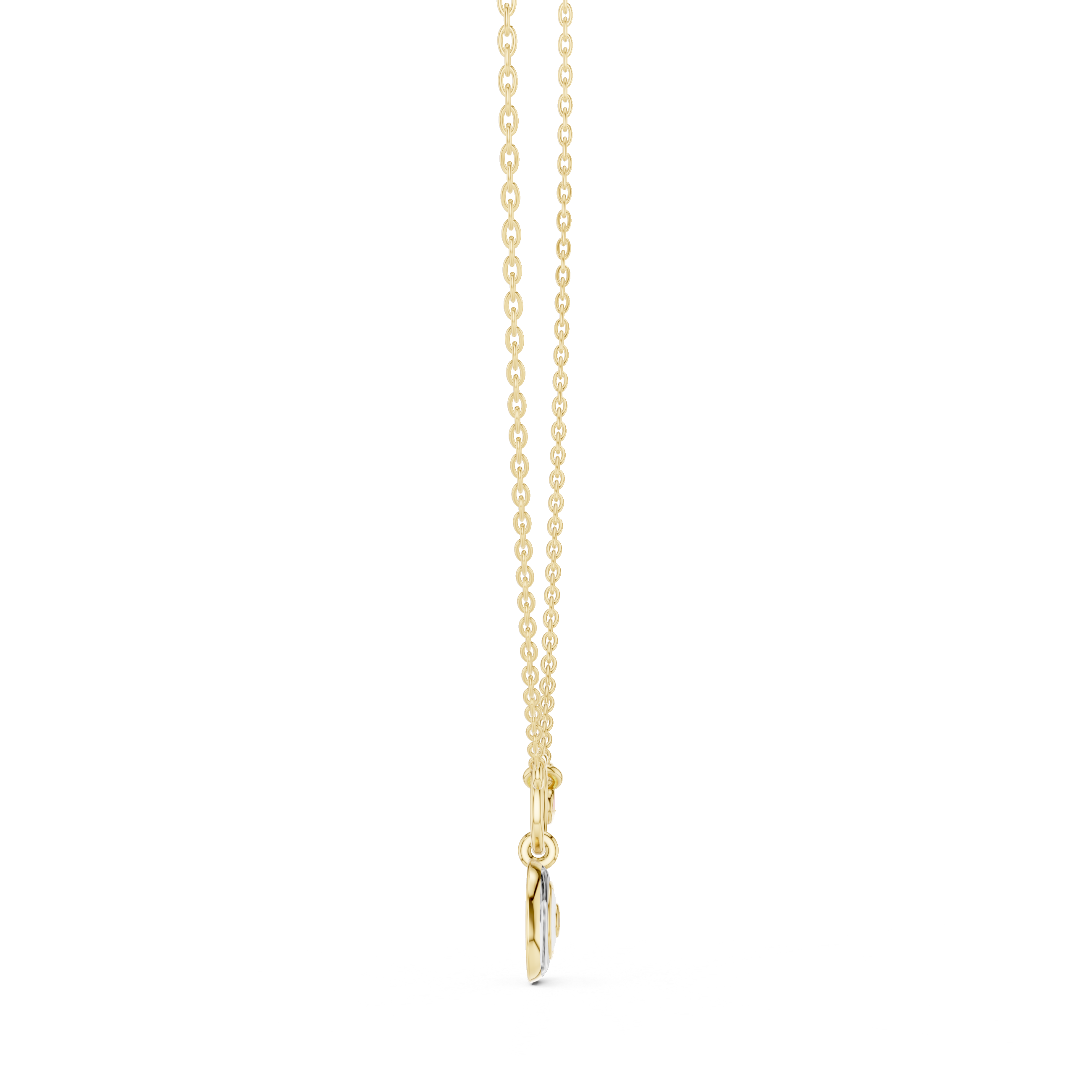 Modern minimalist choker necklace with smooth polished metal band.