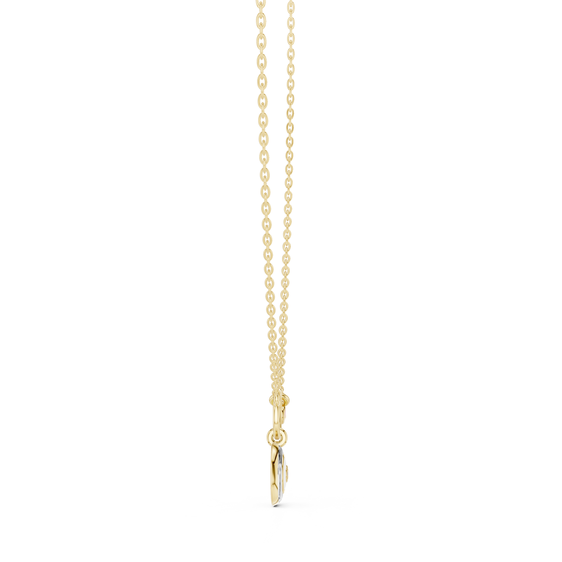 Modern minimalist choker necklace with smooth polished metal band.