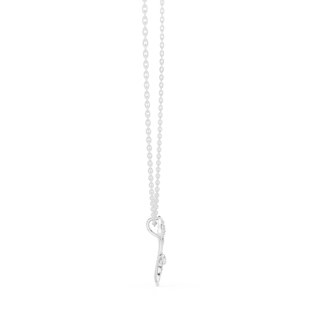 Luxury diamond nose ring with intricate detailing and sparkle.