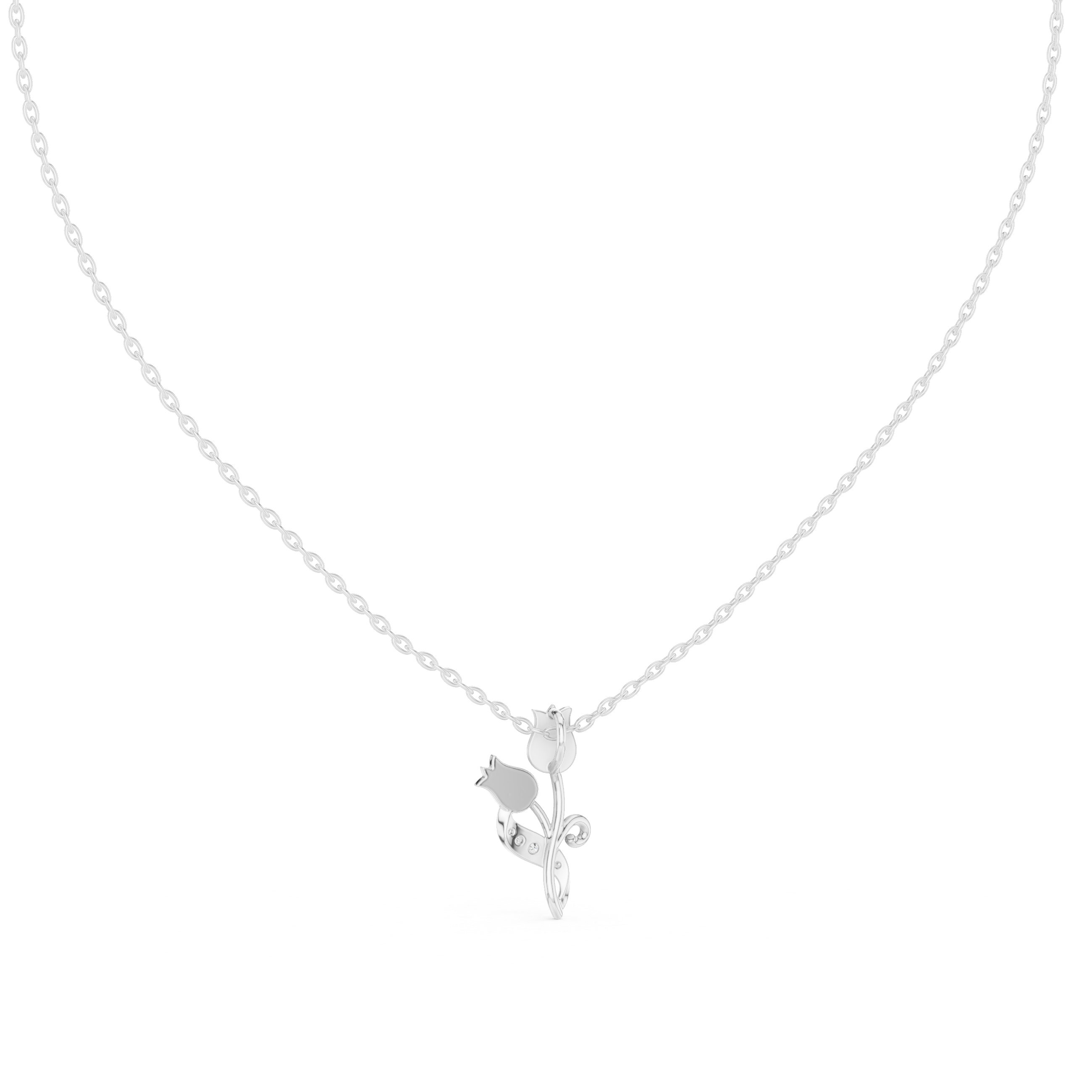 Elegant anklet featuring fine chain links with small hanging charms.
