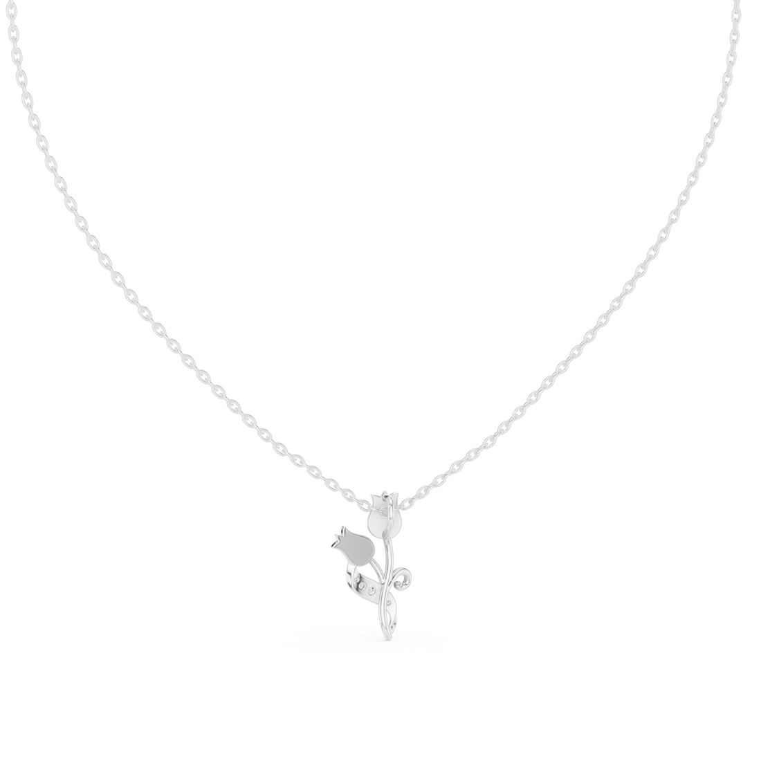 Elegant anklet featuring fine chain links with small hanging charms.