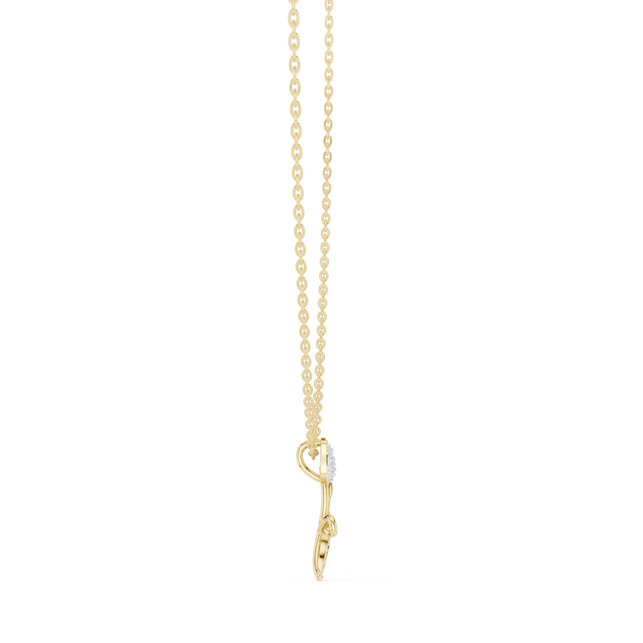 Minimalist gold anklet featuring sleek thin chain structure.