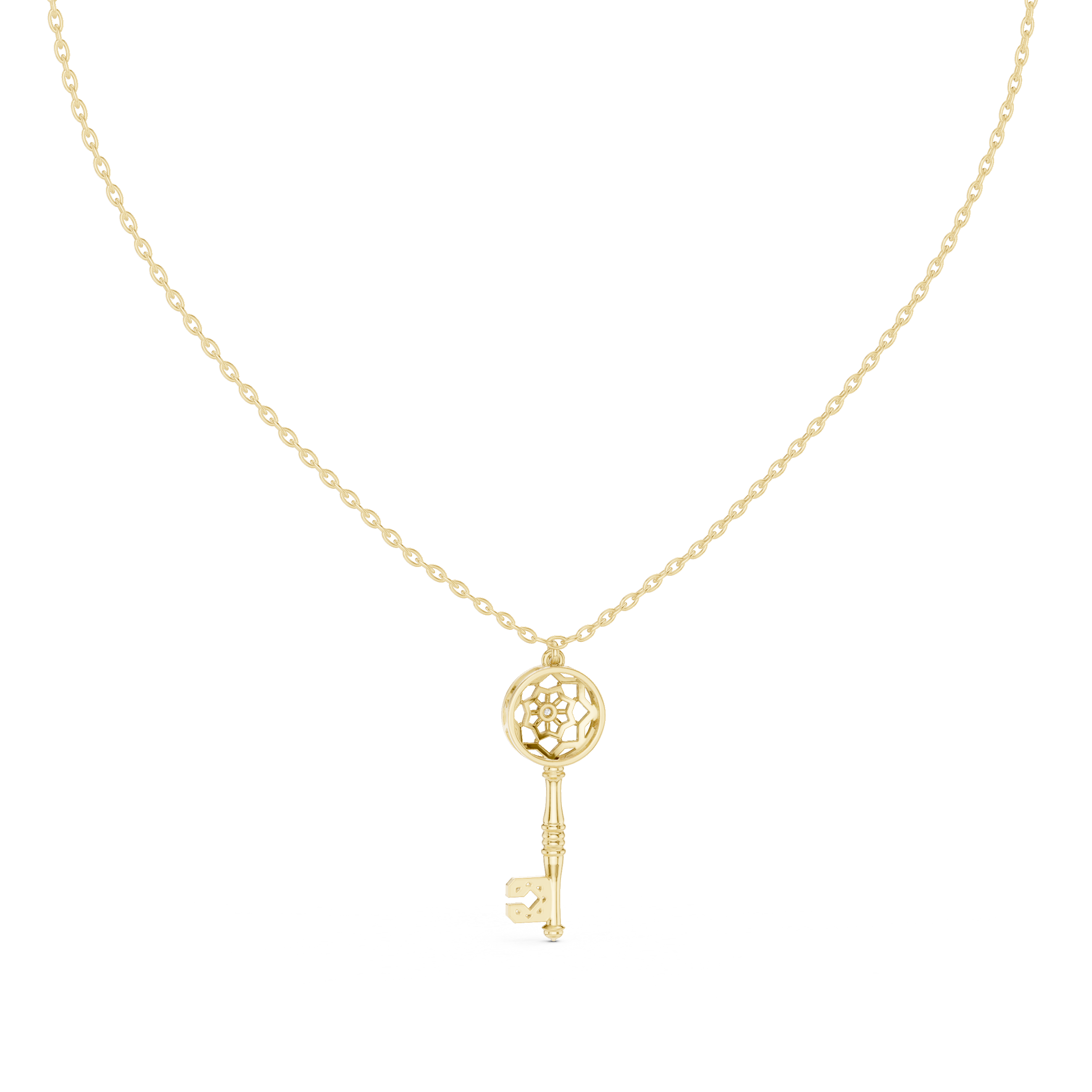Elegant tennis bracelet featuring uniform diamond pattern.