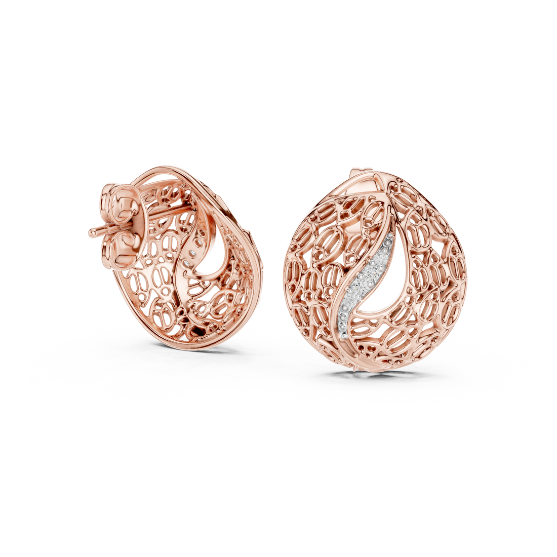 Hinged cuff bracelet with textured surface.