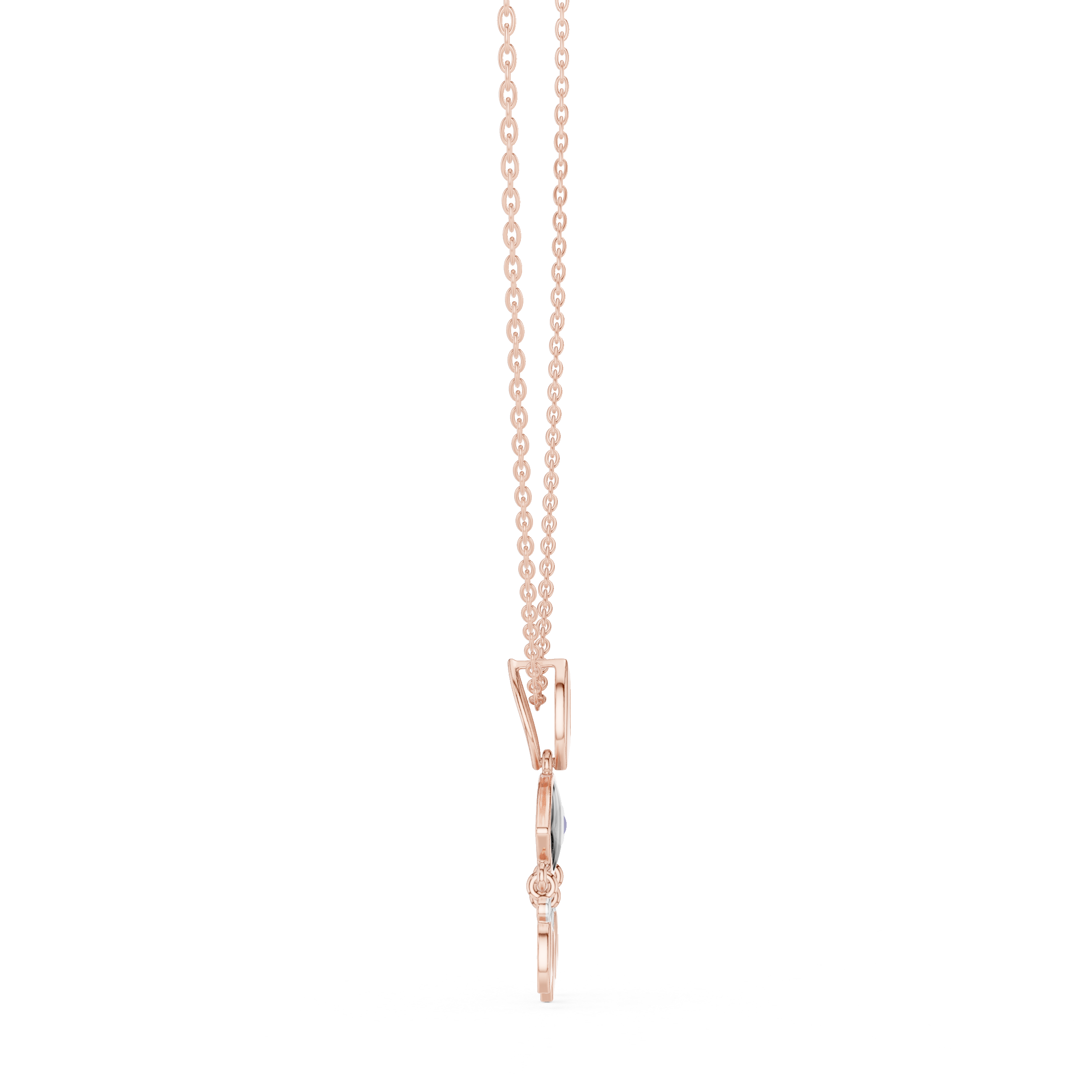 Classic dangling earrings featuring long chain structure.