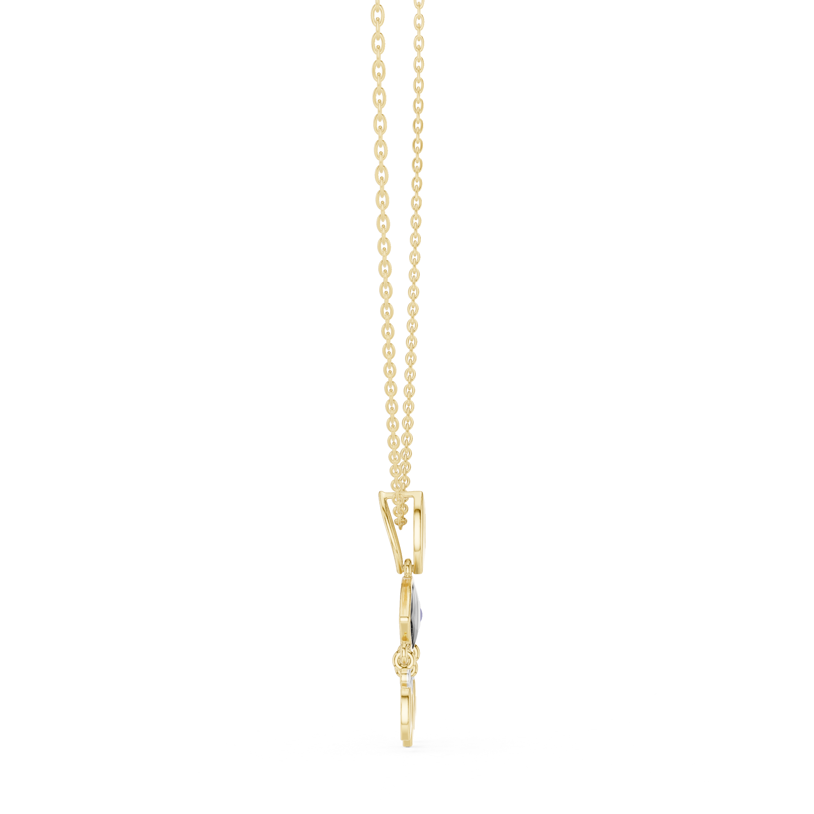 Luxury collar necklace featuring wide structured form.