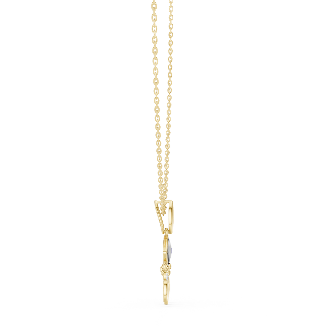Luxury collar necklace featuring wide structured form.