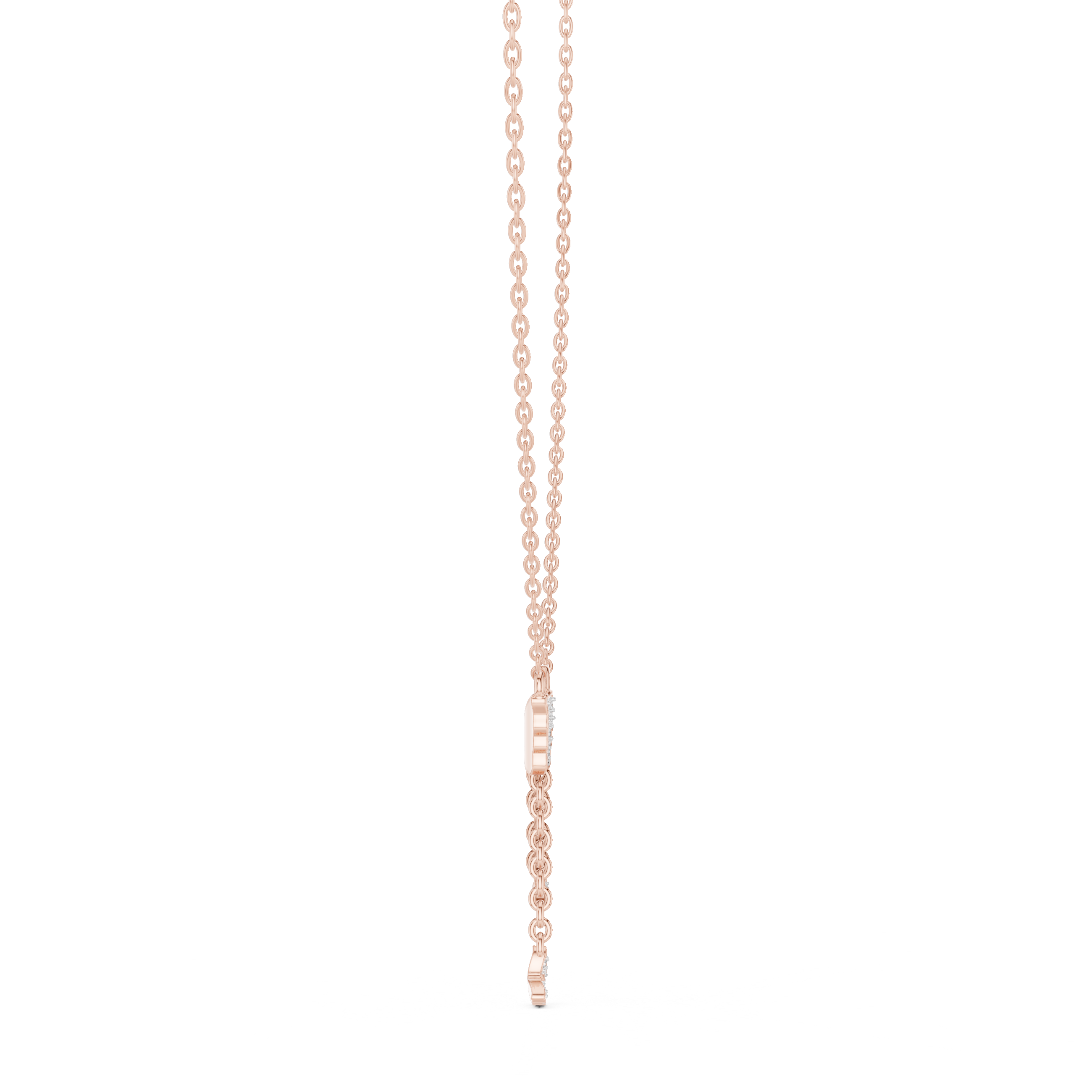 Modern chain bracelet featuring bold metal links.