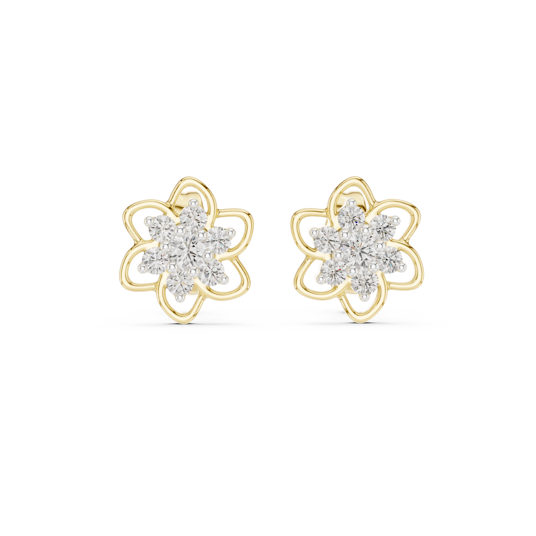 Engagement jewellery set with diamond accents.