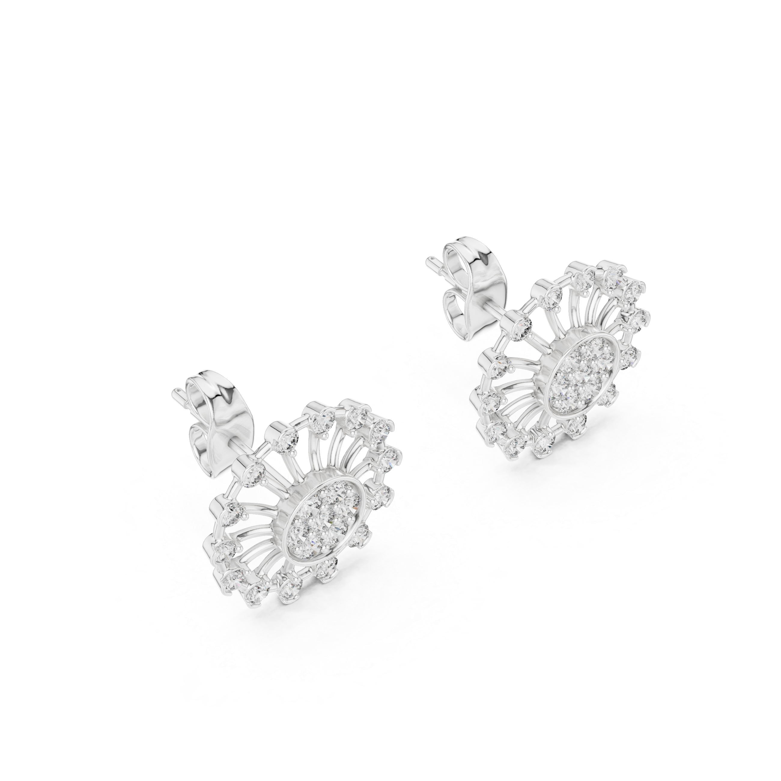 Pearl earrings with refined beauty.