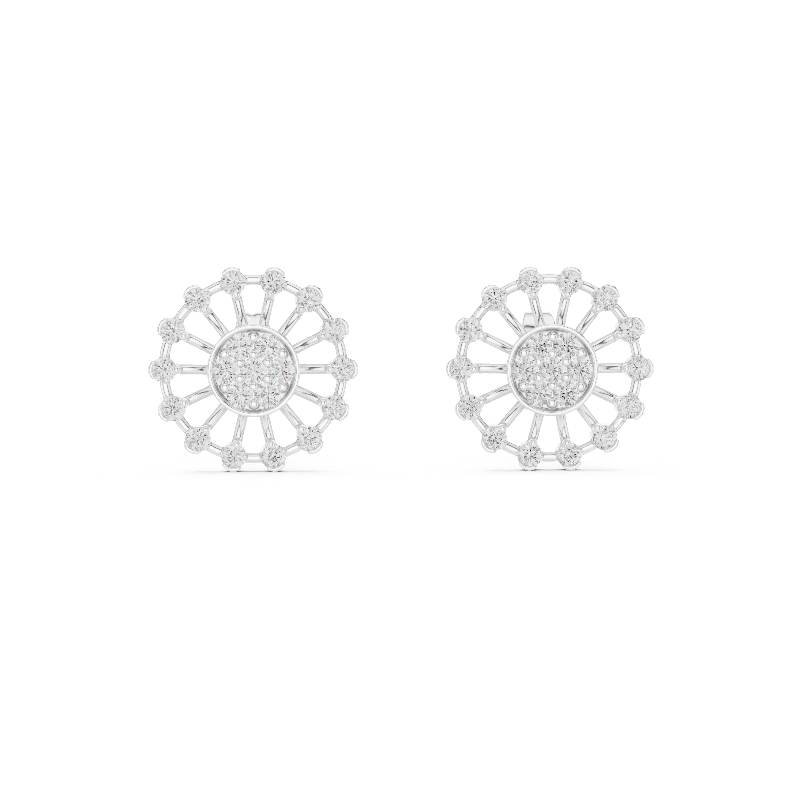 Minimal stud earrings with sleek finish.