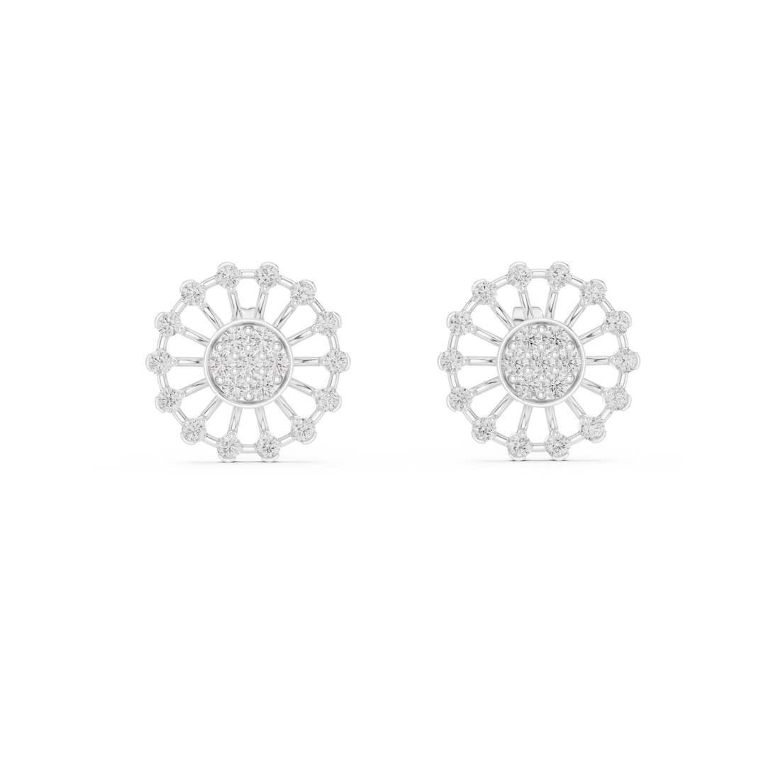 Minimal stud earrings with sleek finish.