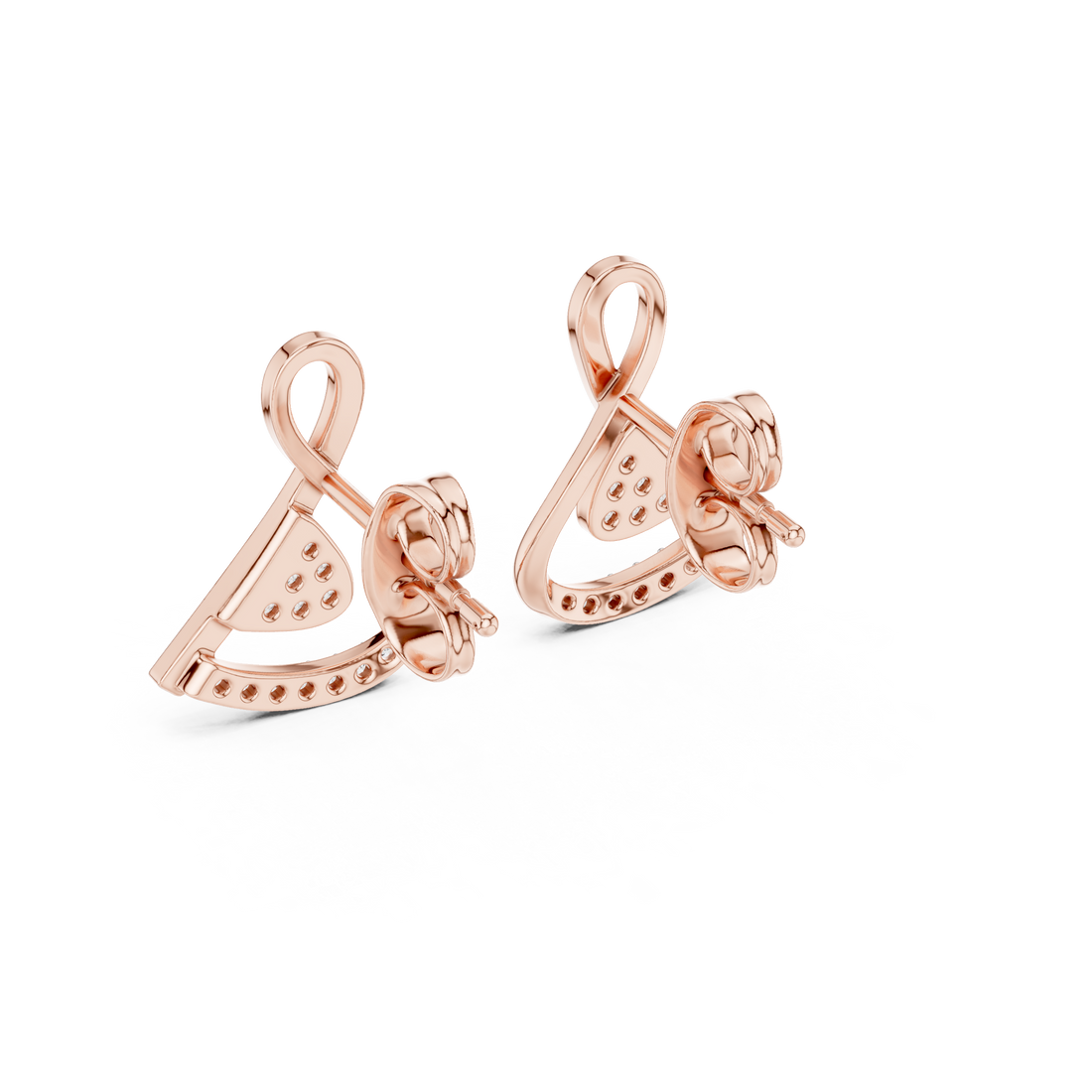 Smooth diamond ring with polished edges.