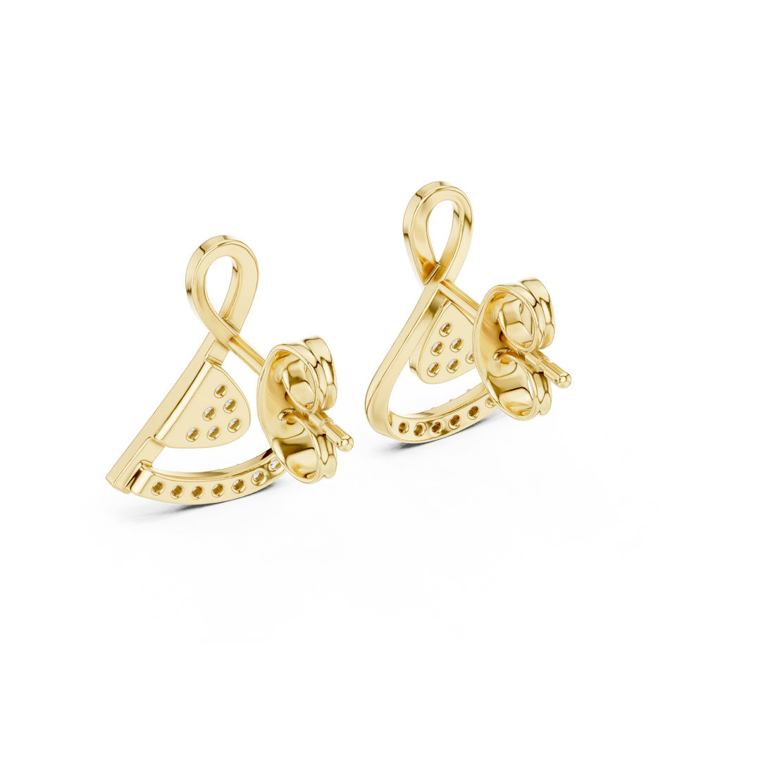 Decorative gemstone earrings with bold color.