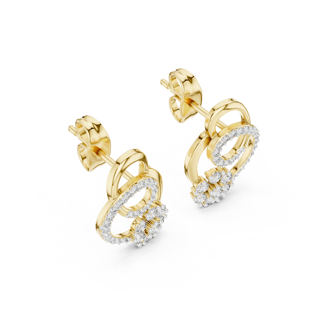 Minimal plain gold ring with smooth edges.