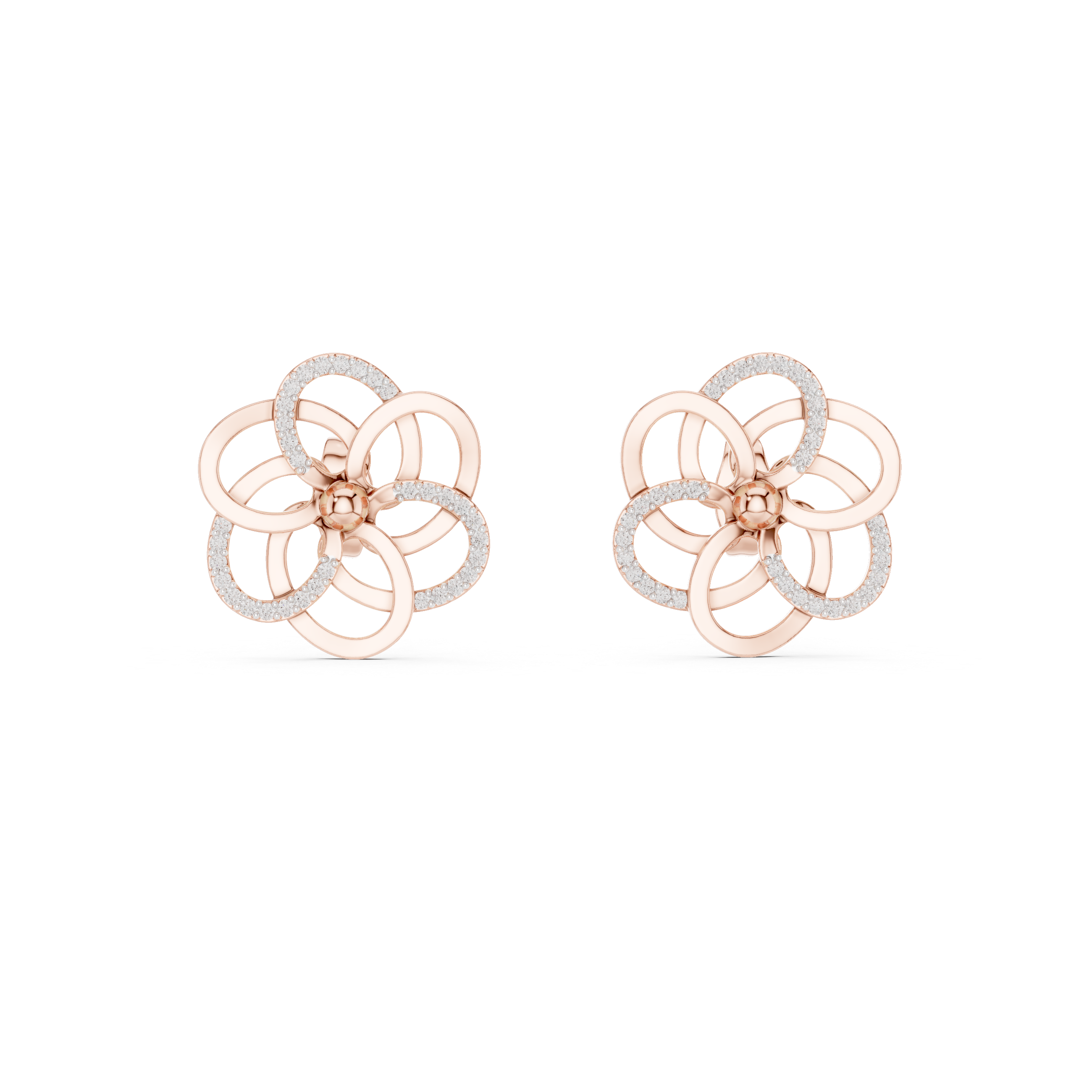 Decorative floral ring with detailed carving.
