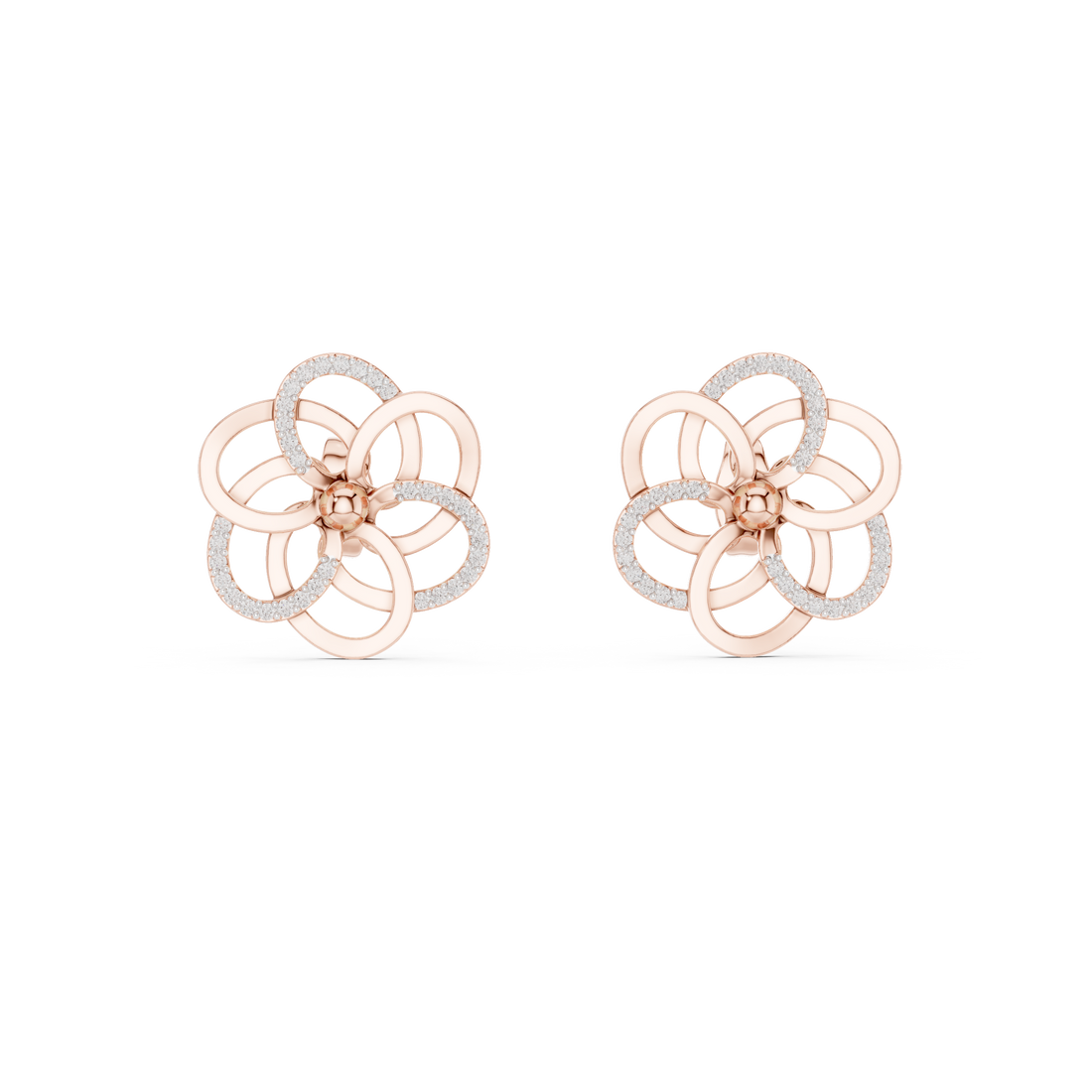 Decorative floral ring with detailed carving.