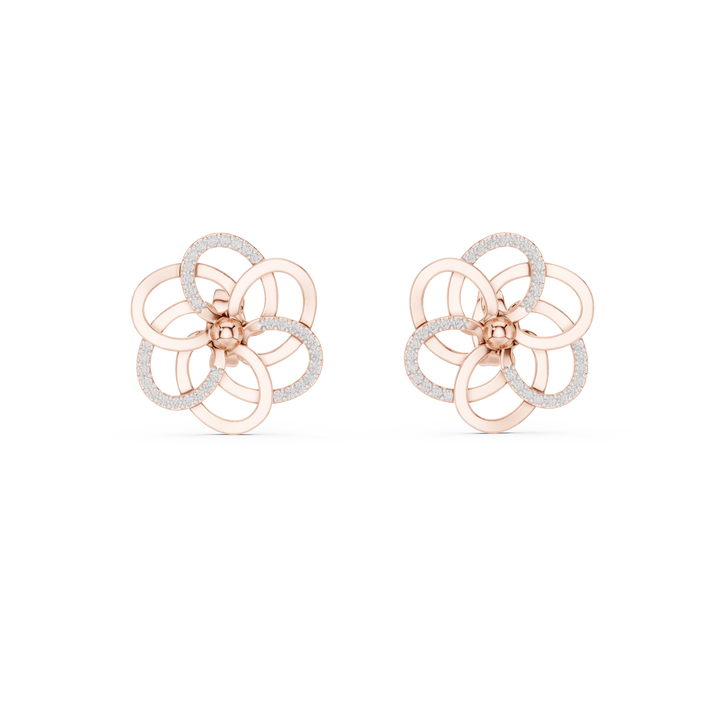 Decorative floral ring with detailed carving.