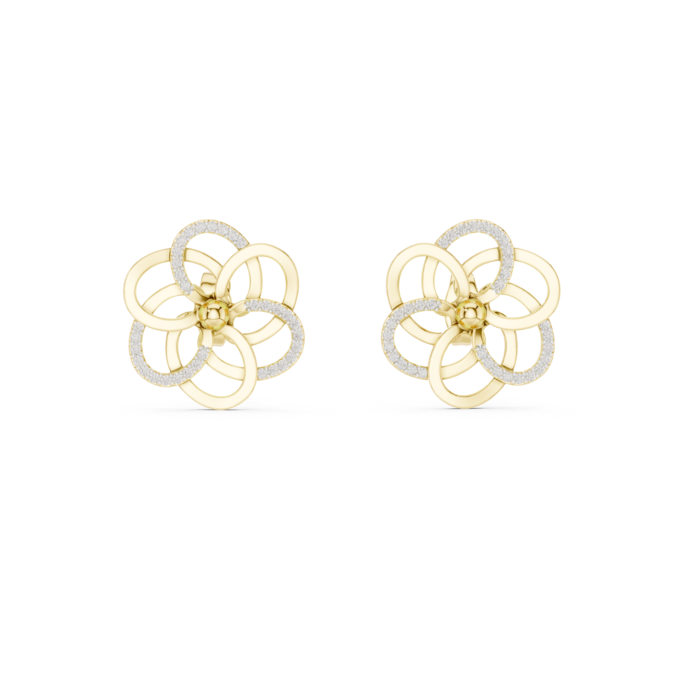 Vintage pearl earrings with classic elegance.