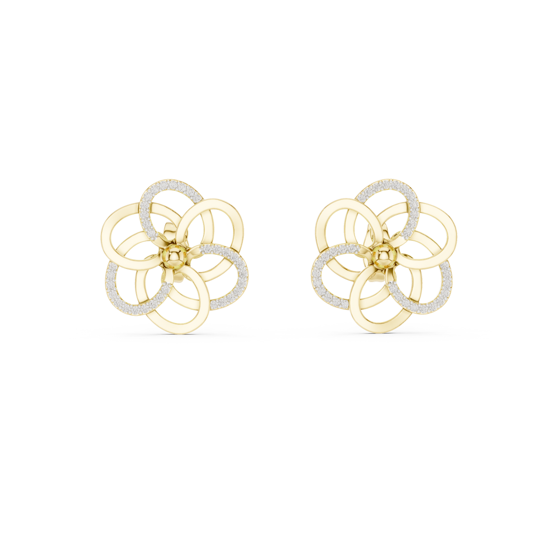 Vintage pearl earrings with classic elegance.