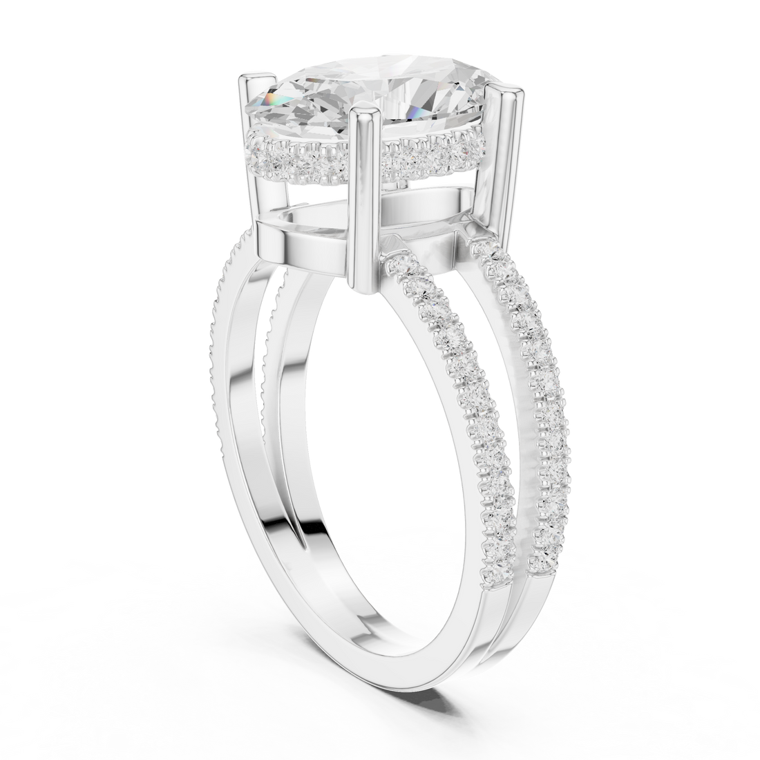 Bridal jewellery set with elegant coordinated design.