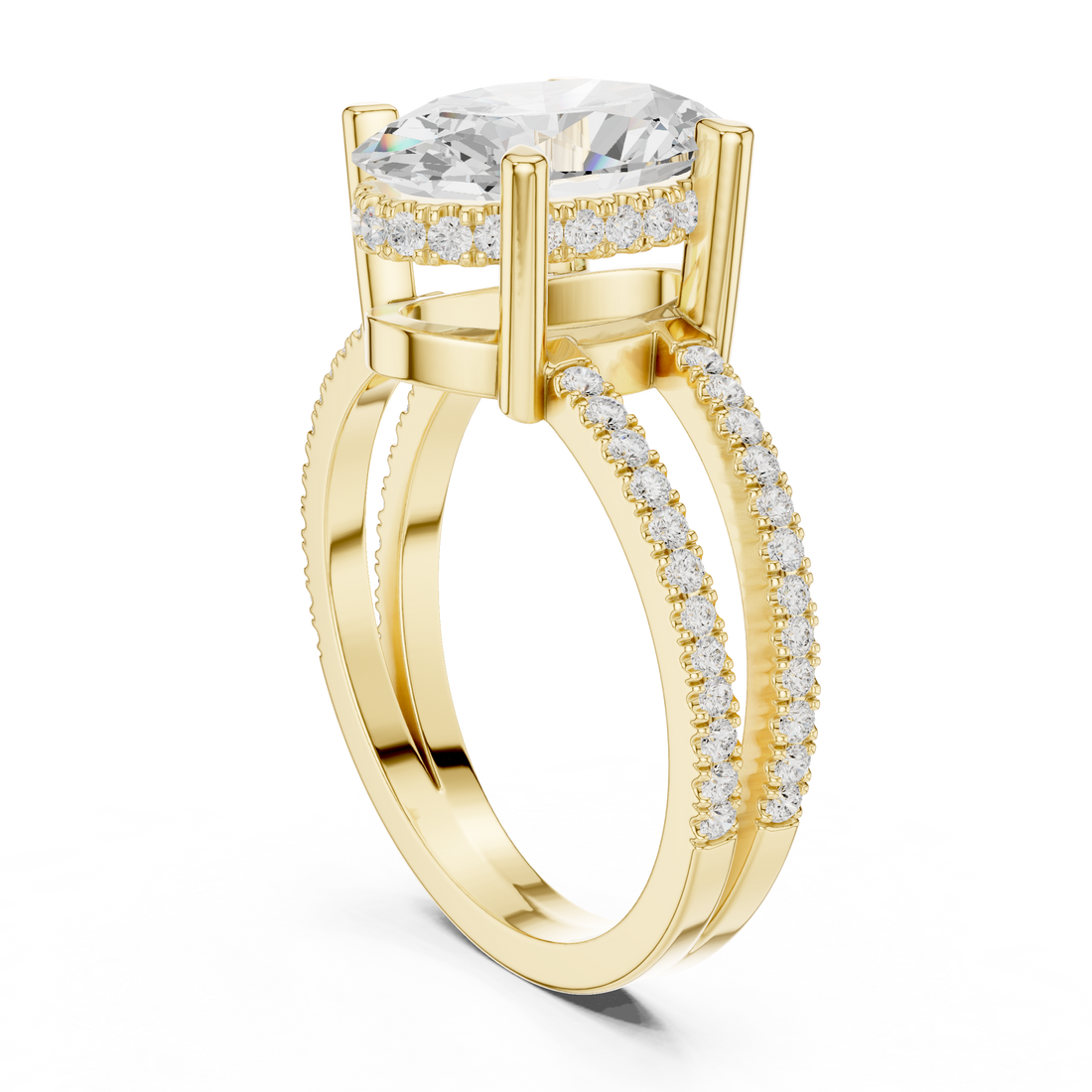 Classic bridal jewellery set with matching pieces.