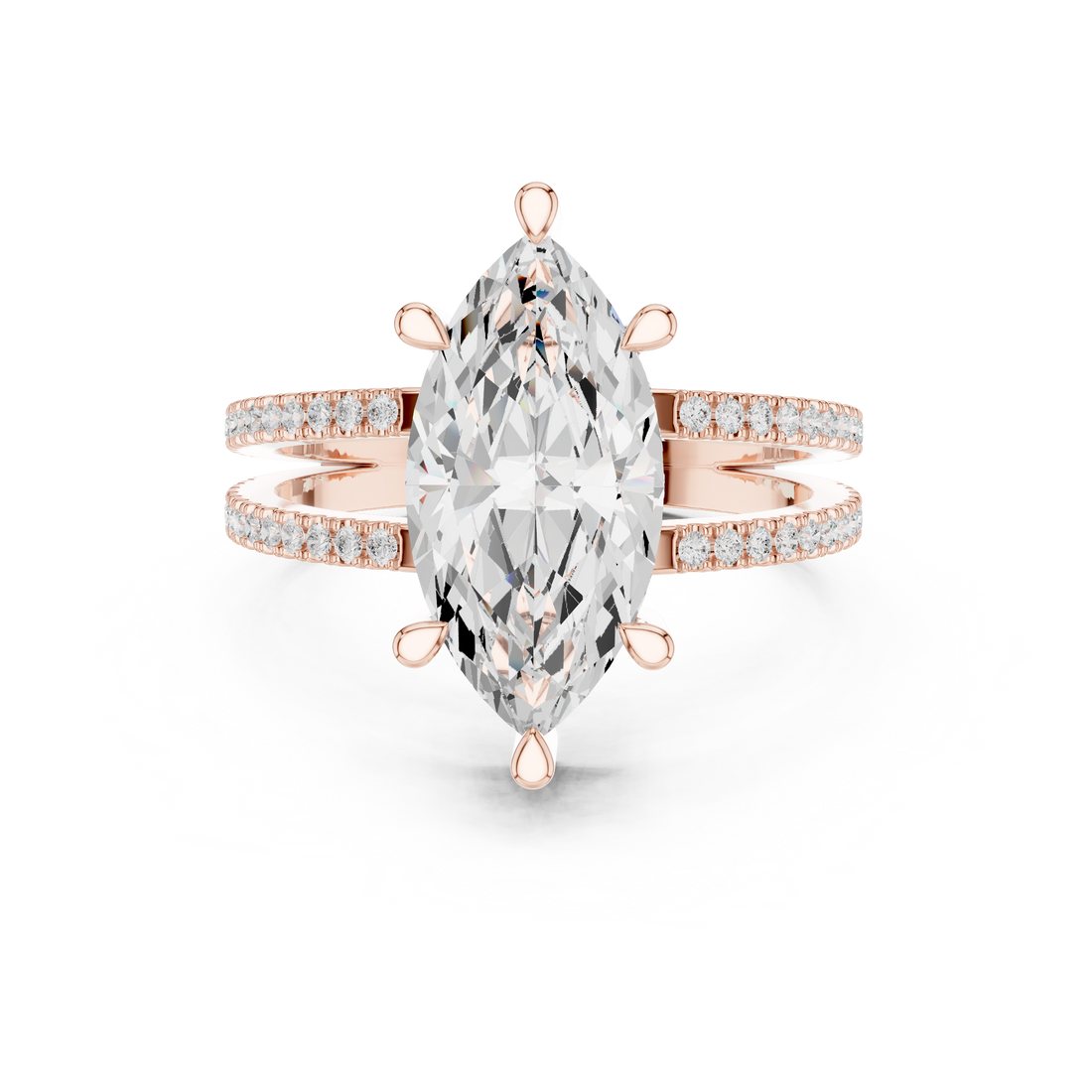 Modern open ring with adjustable ends.