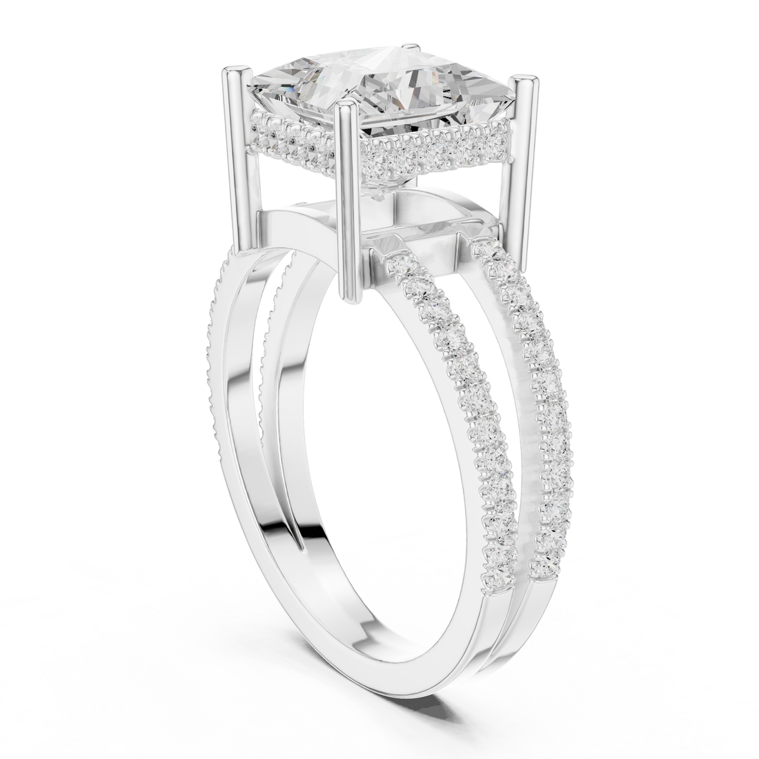 Smooth cable chain necklace with polished surface.