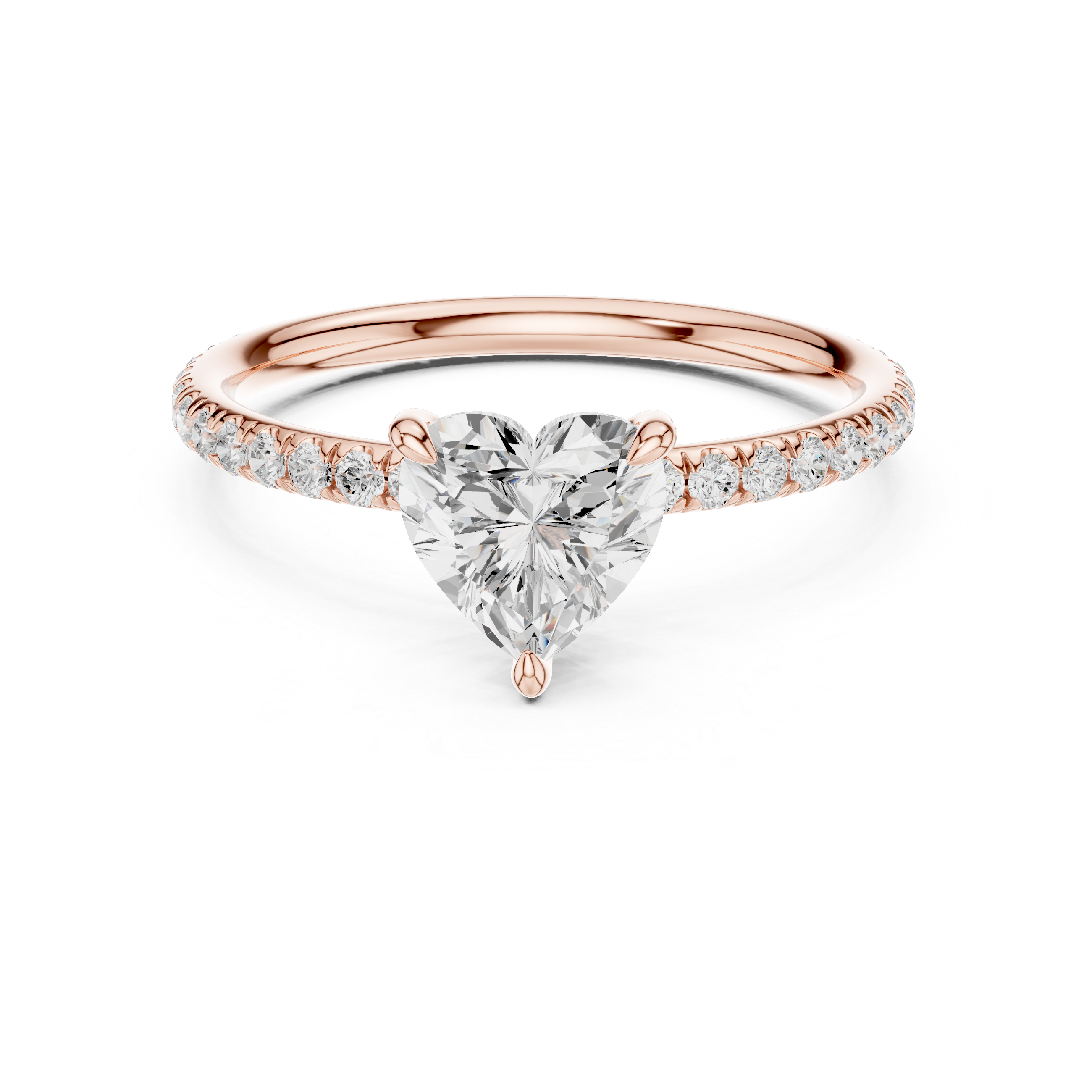 Classic engagement ring with timeless elegance.