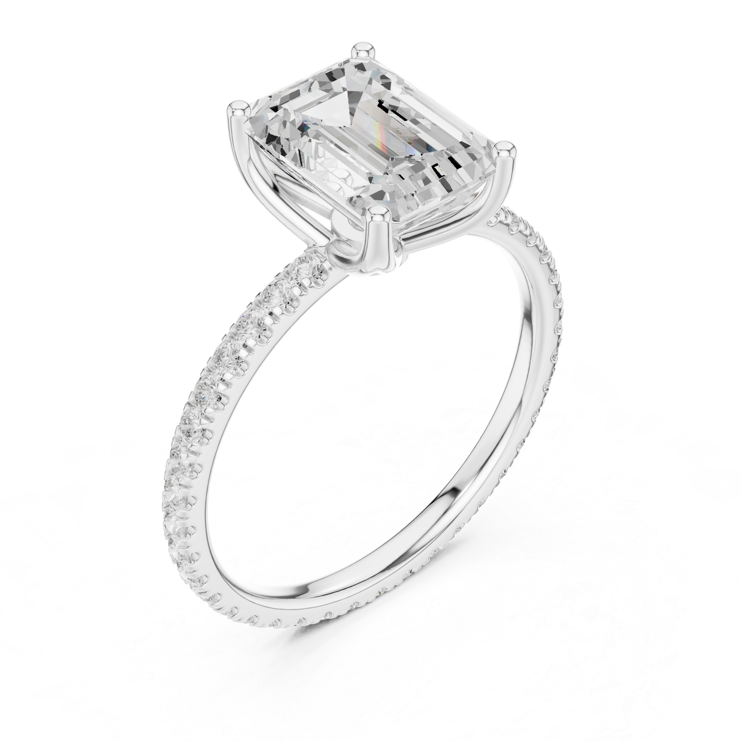 Minimal plain gold ring with sleek edges.