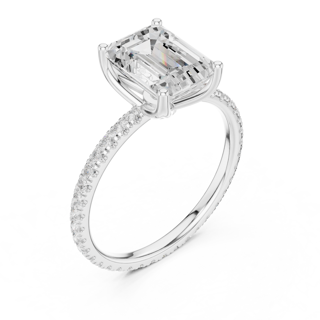 Minimal plain gold ring with sleek edges.