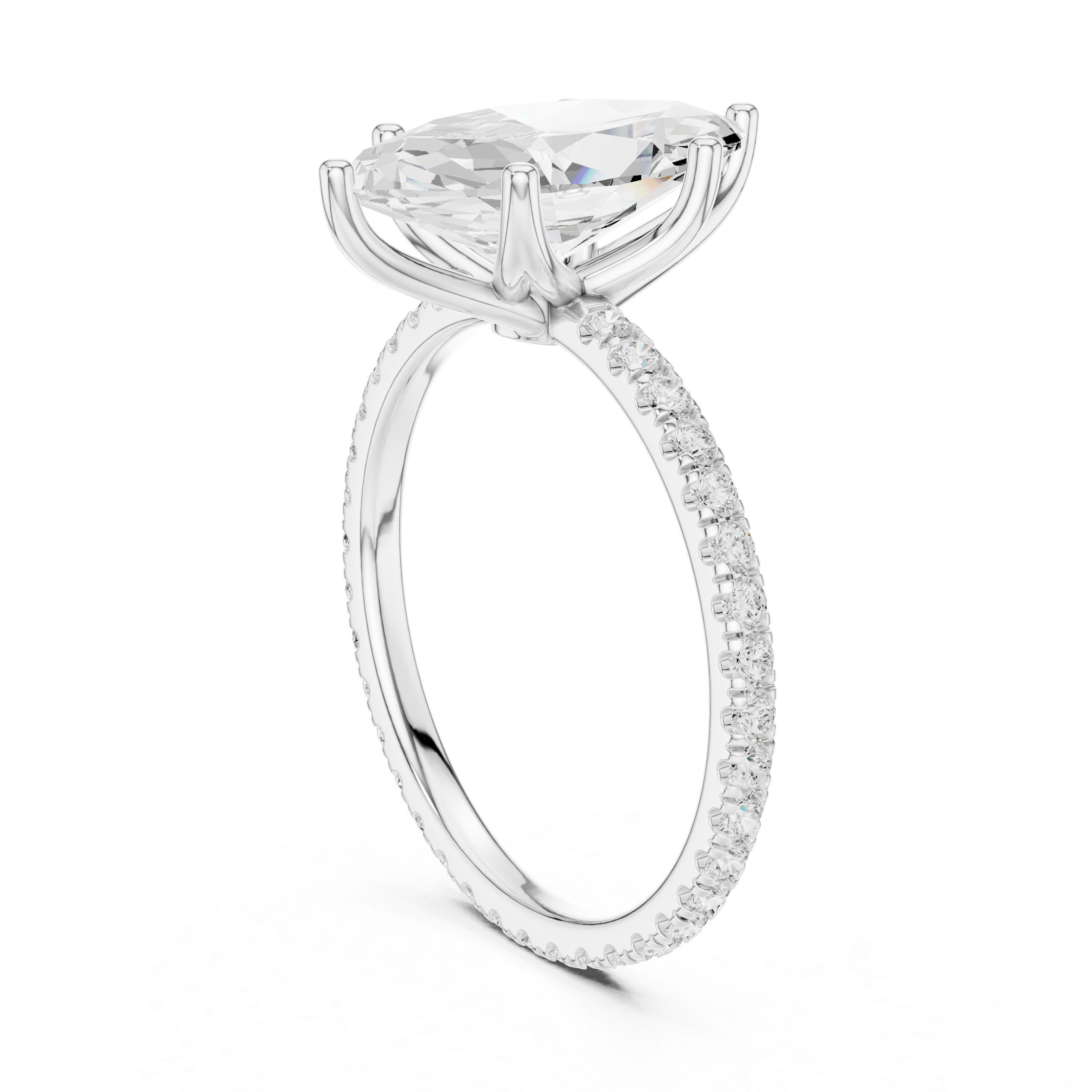 Classic tennis bracelet with sparkling diamonds.