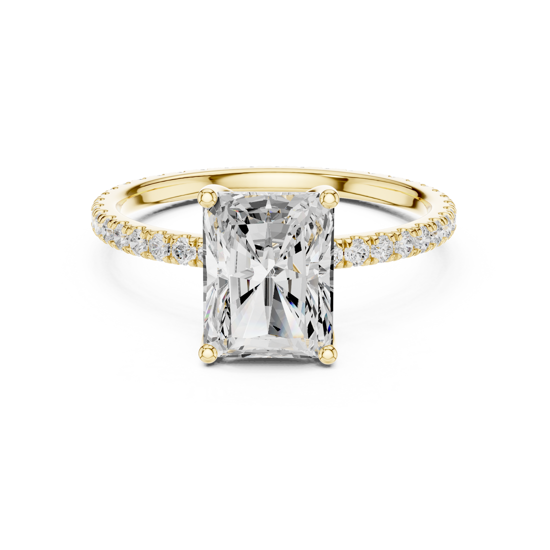 Men's gemstone ring with oval centerpiece.