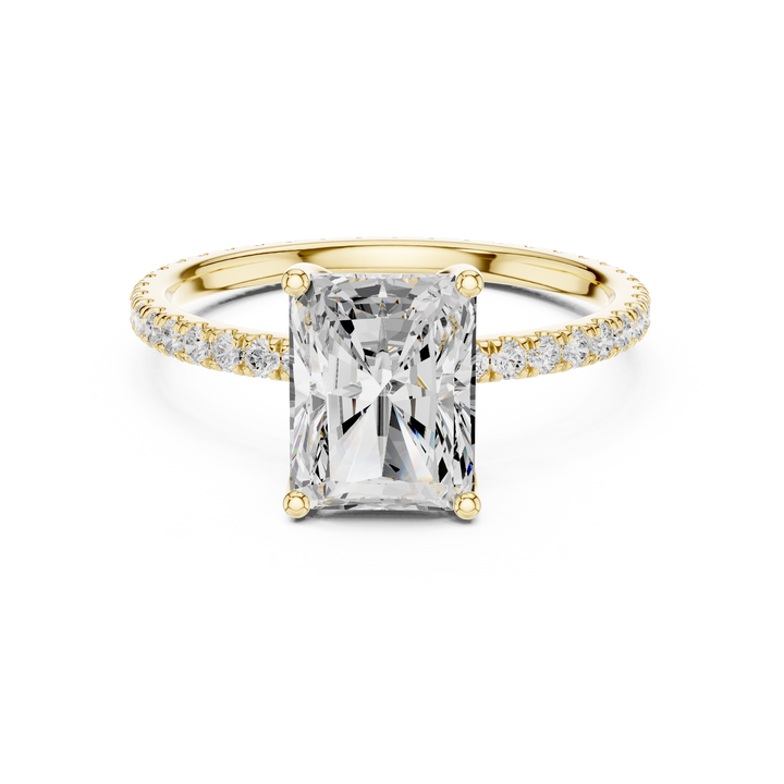 Men's gemstone ring with oval centerpiece.