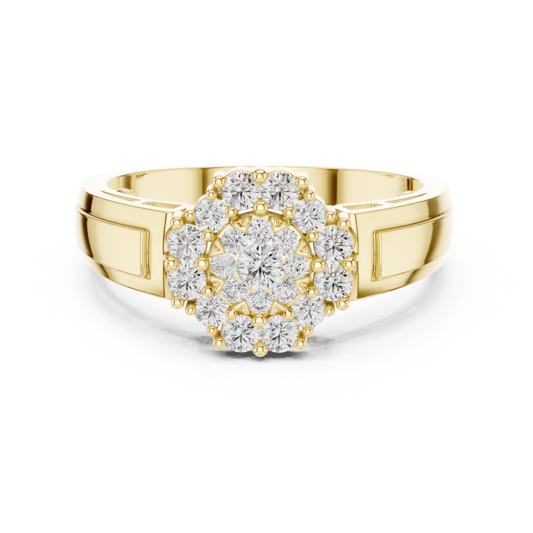 Classic diamond tennis bracelet with shine.