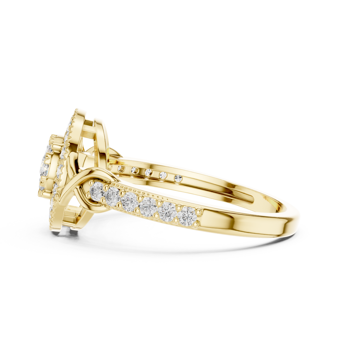 Promise ring with minimal modern design.