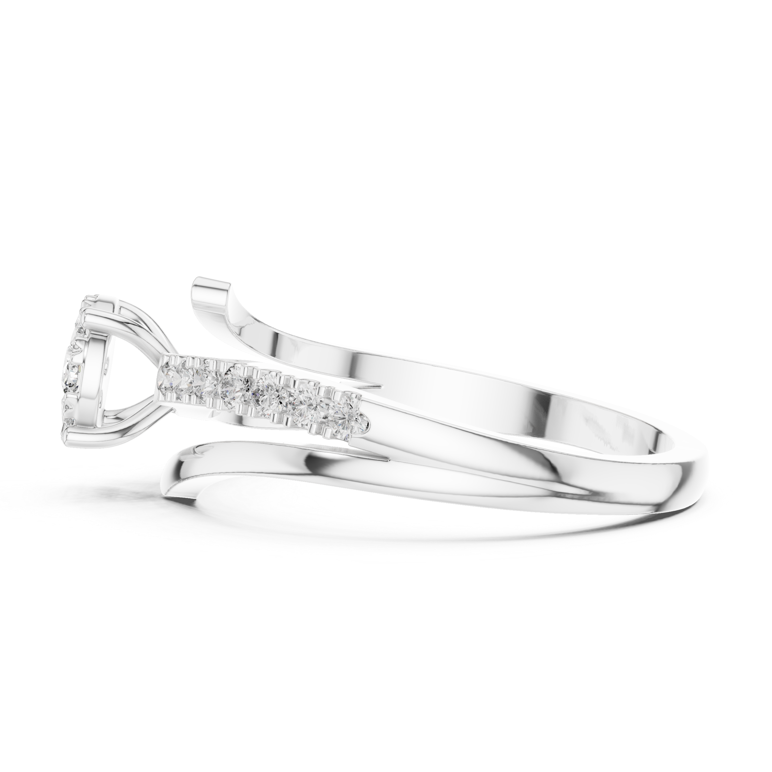 Premium lab-grown diamond tennis bracelet crafted in white gold featuring a continuous line of sparkling diamonds.