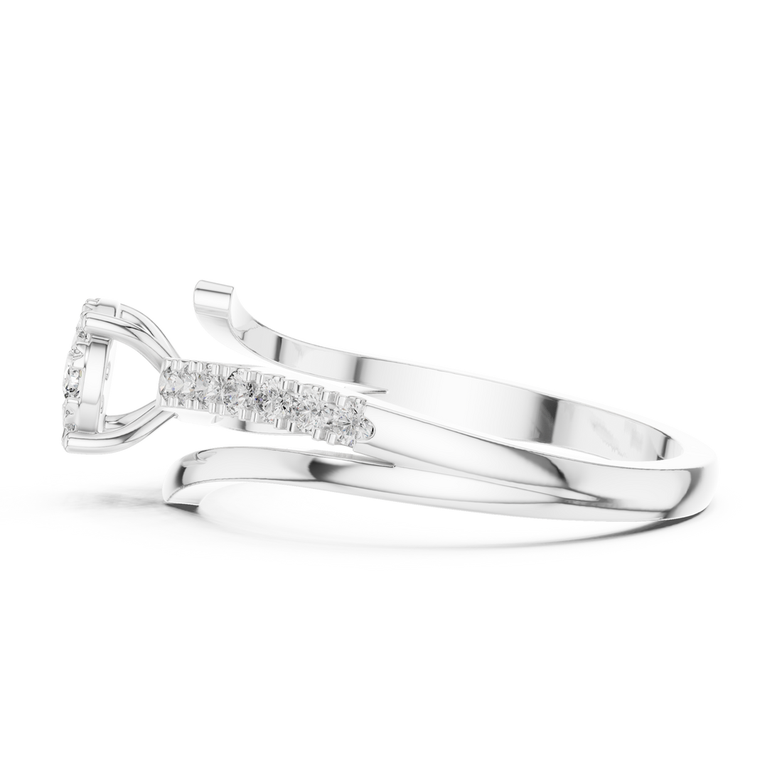 Premium lab-grown diamond tennis bracelet crafted in white gold featuring a continuous line of sparkling diamonds.