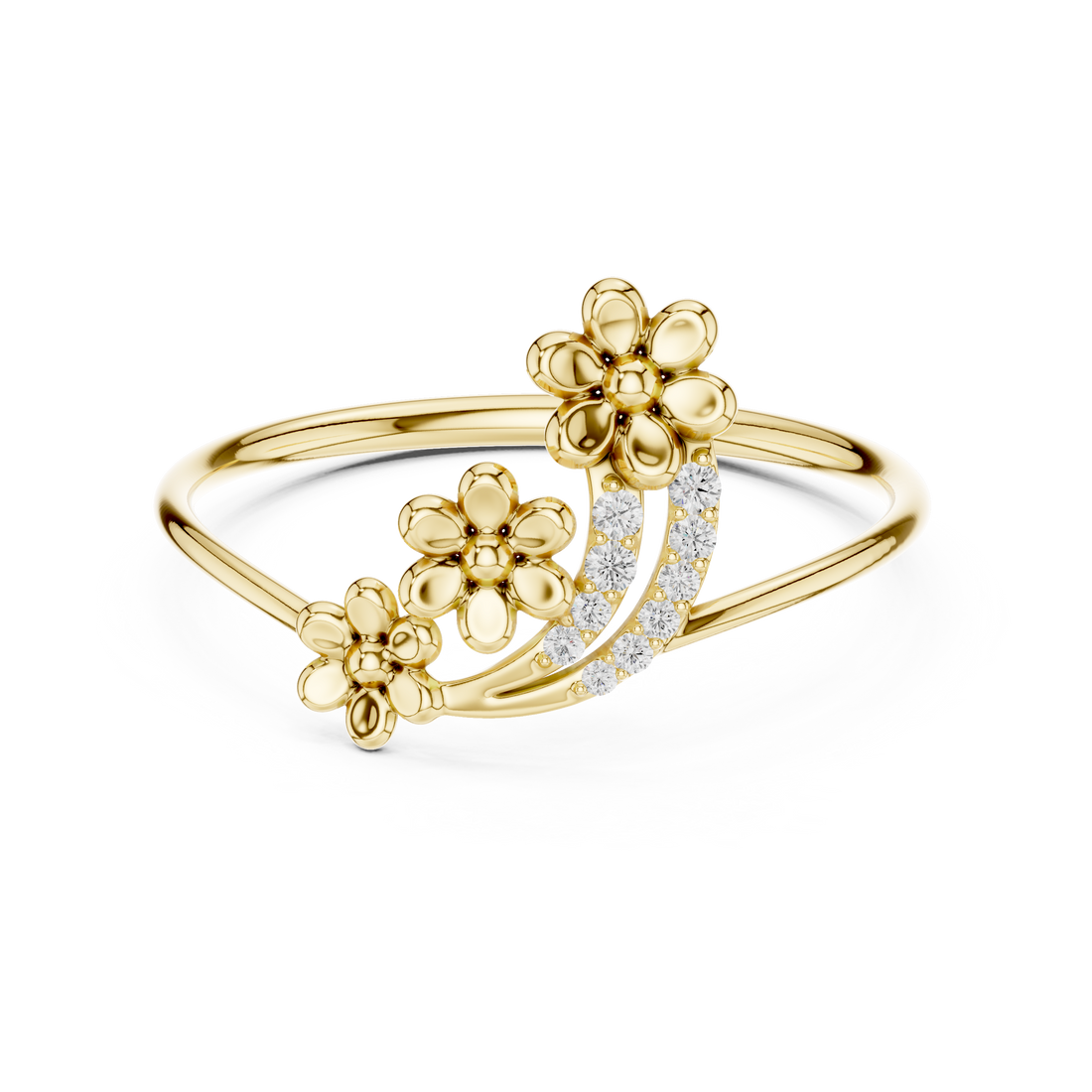 Traditional mangalsutra pendant designed with lab-grown diamond accents and elegant gold craftsmanship.