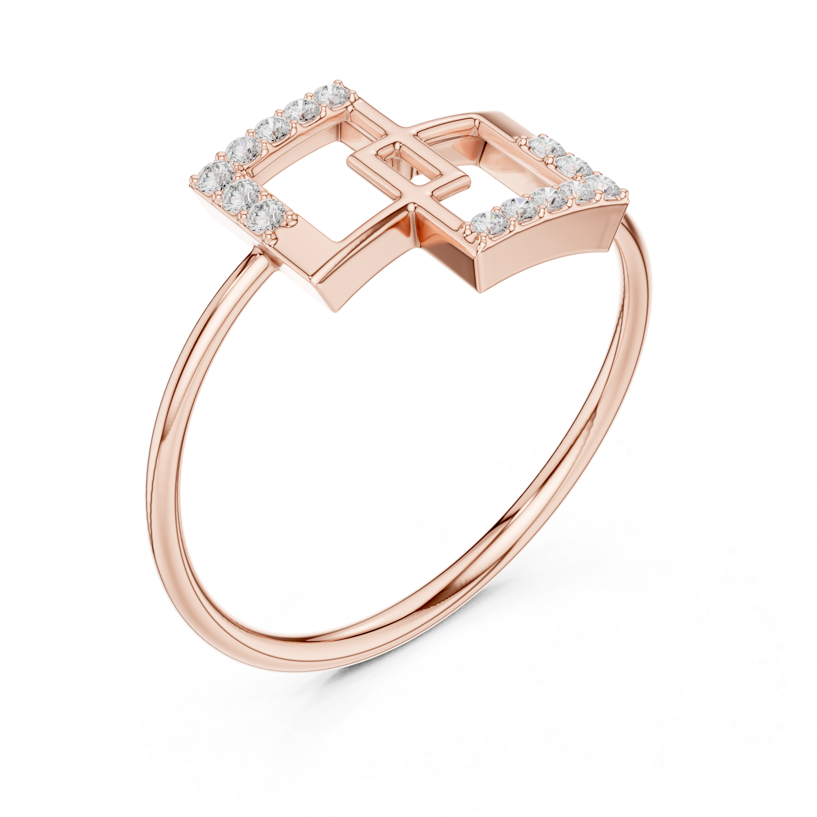 Bold men's lab-grown diamond ring crafted in polished gold with strong masculine design.