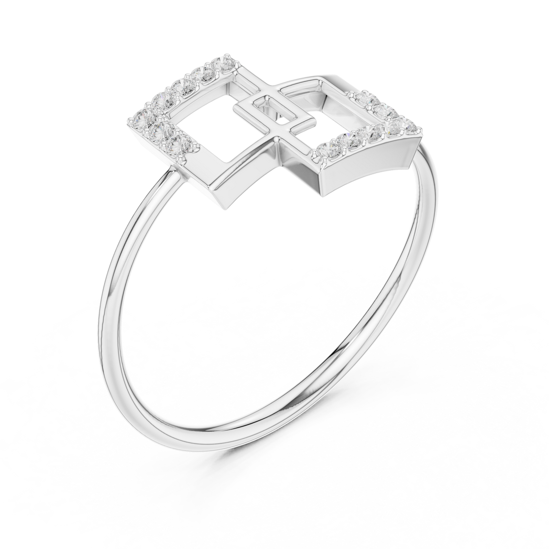 Stylish men's signet ring crafted in gold with sparkling diamond centerpiece.