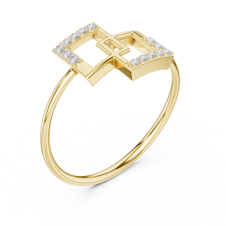 Elegant men's ring featuring oval gemstone with diamond accents in gold band.