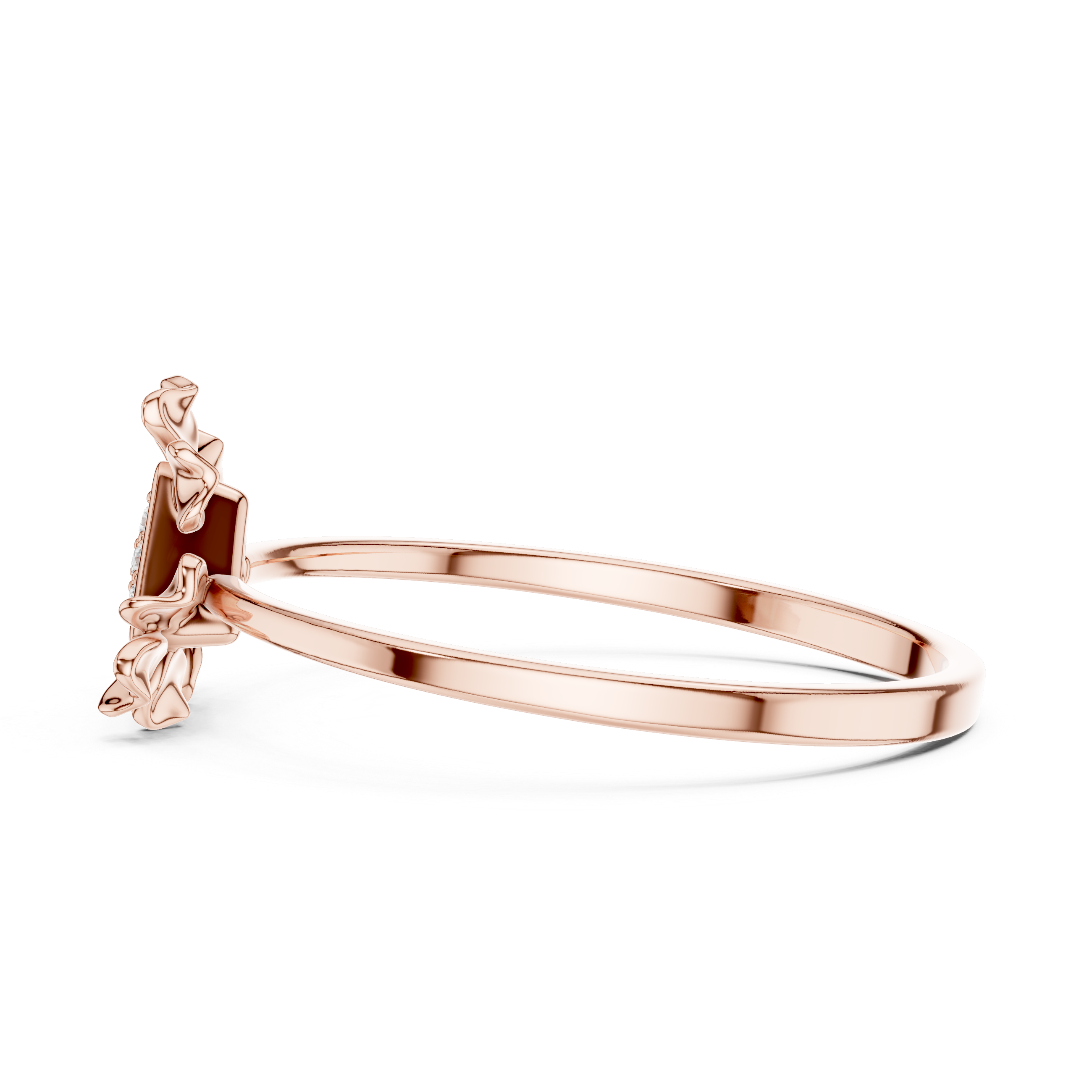 Cute baby anklet crafted in gold plating with decorative charm details.