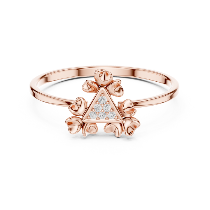 Elegant children's bracelet designed in gold with delicate diamond accents for special occasions.