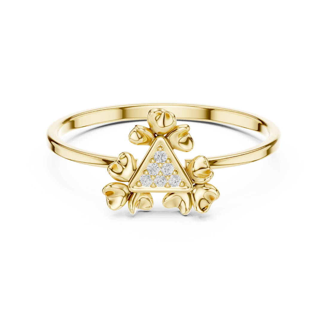 Elegant eternity band featuring continuous lab-grown diamonds set in polished white gold.