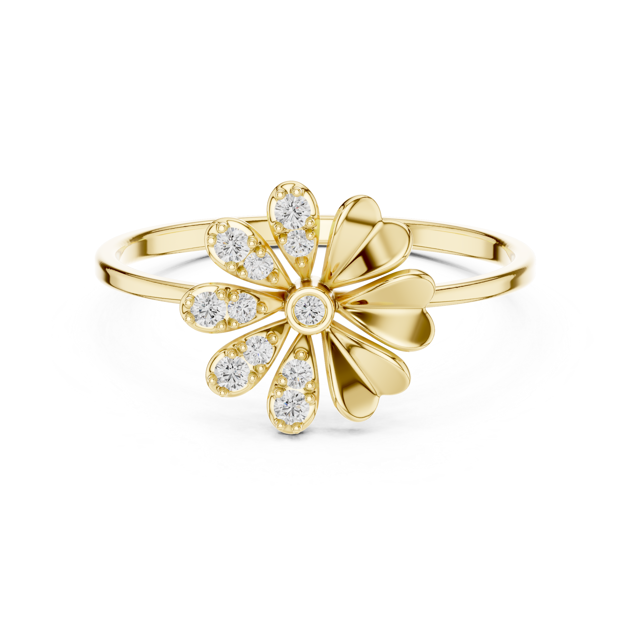 Stylish charm bracelet featuring multiple gold pendants and sparkling diamond accents.