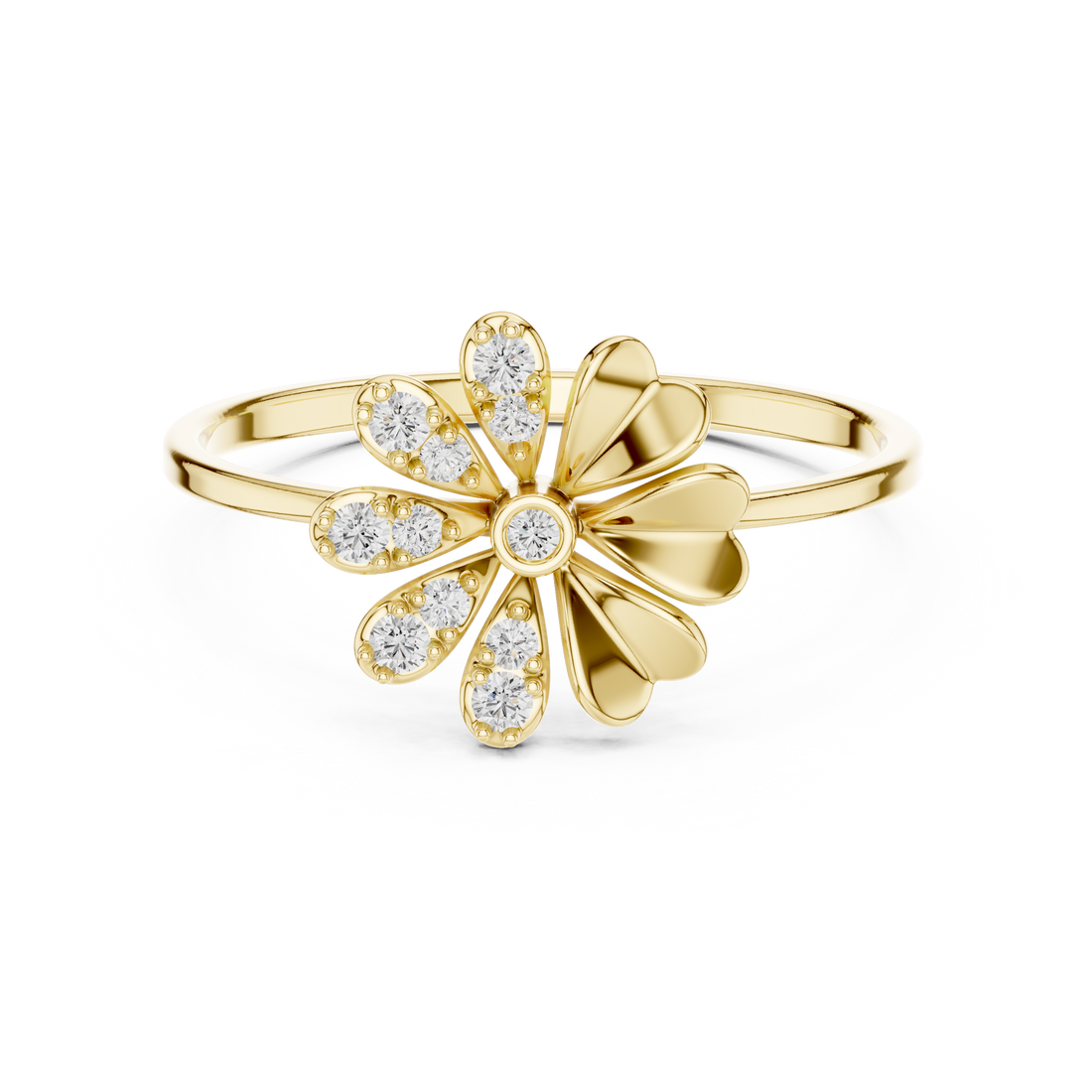 Stylish charm bracelet featuring multiple gold pendants and sparkling diamond accents.