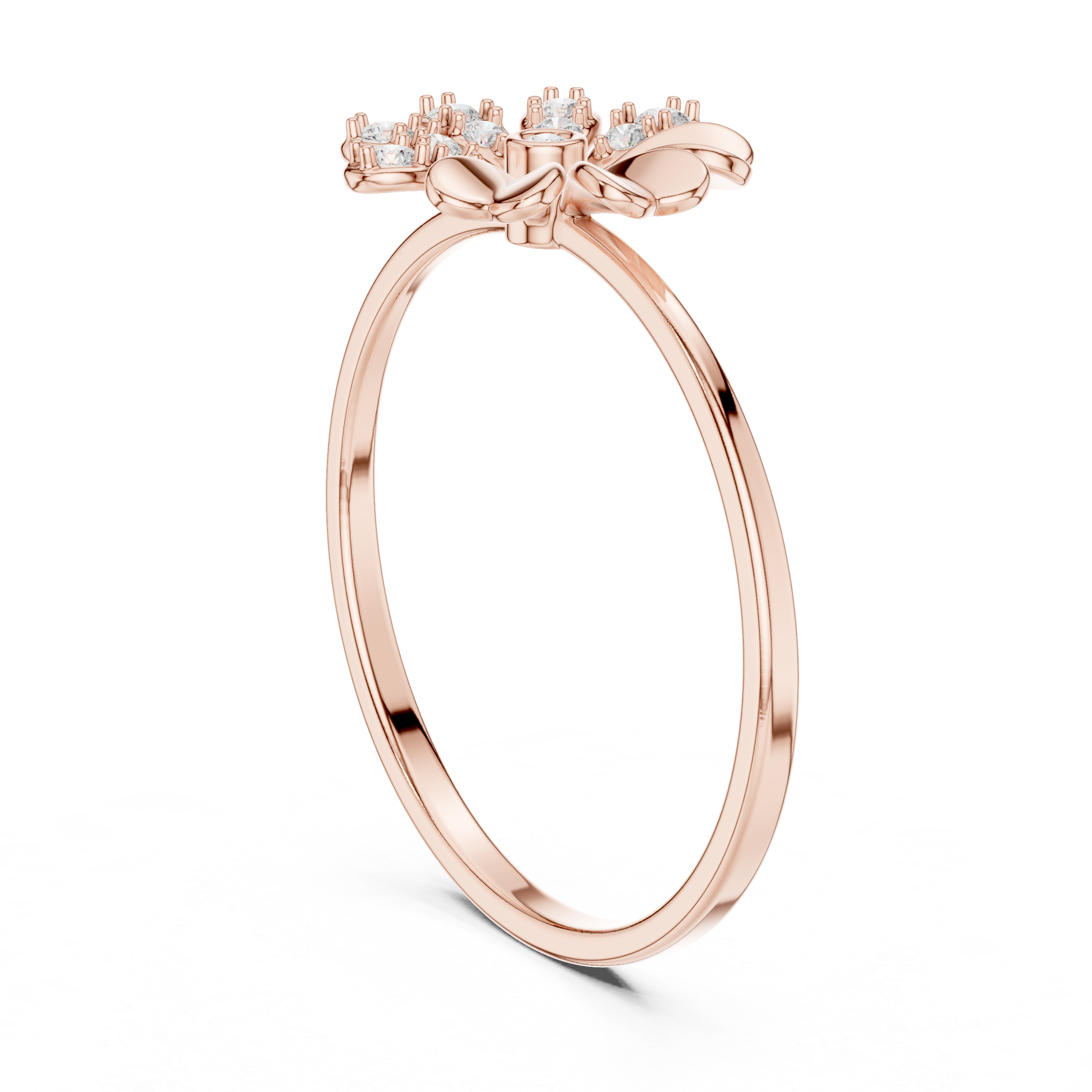 Decorative bangle bracelet designed with CZ diamonds arranged in geometric patterns.