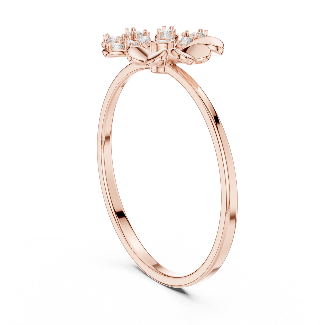 Decorative bangle bracelet designed with CZ diamonds arranged in geometric patterns.