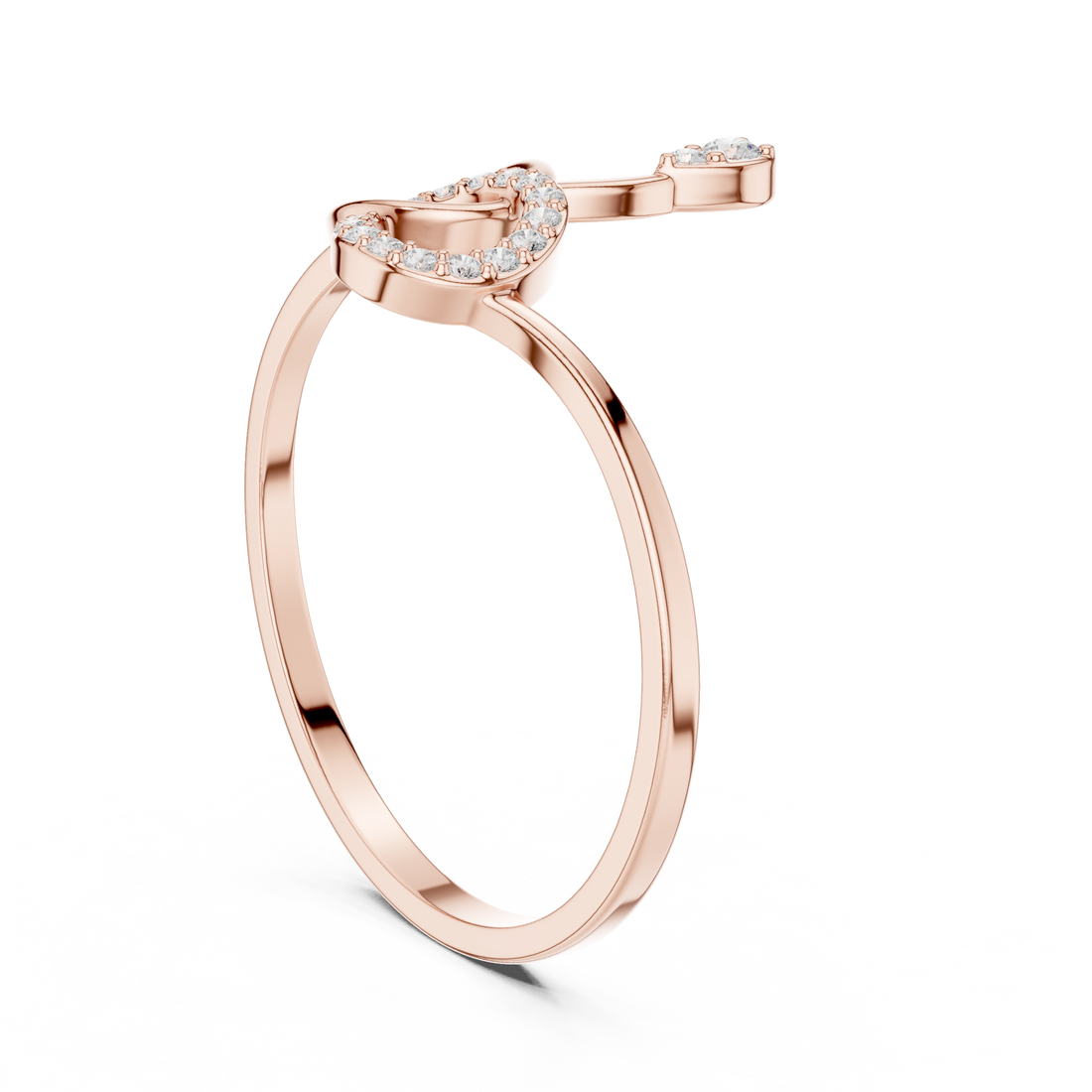 Elegant brooch designed with floral pattern and sparkling lab-grown diamond accents.